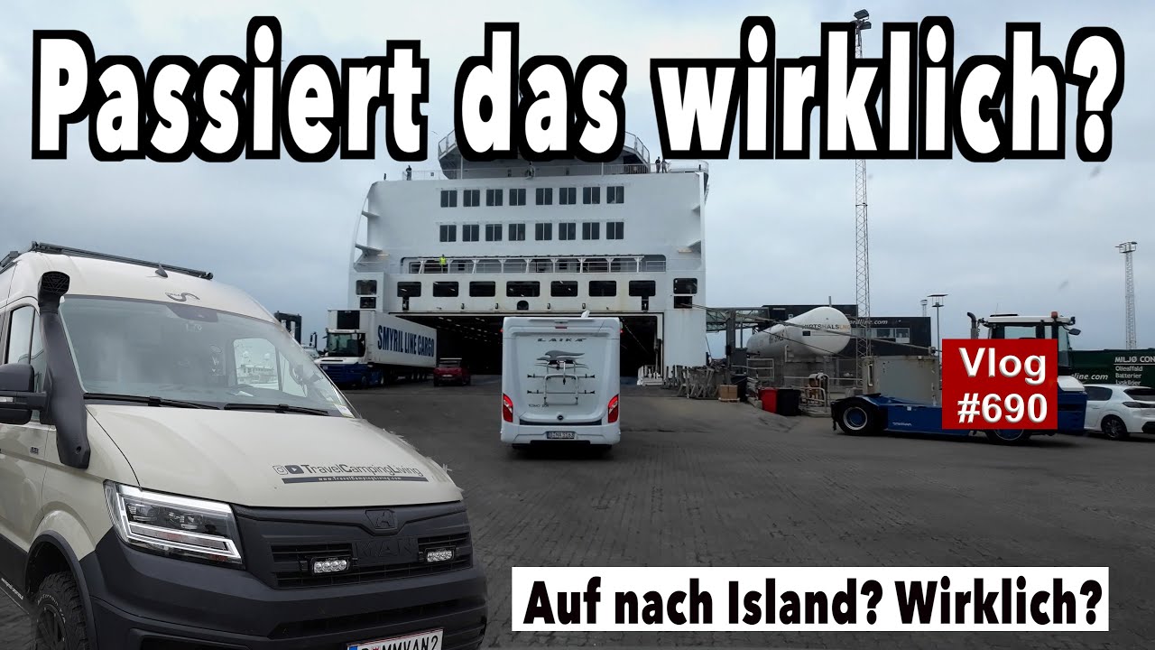 #690 ISLAND - Mit dem Eisb&auml;rdampfer | Check-in, Bording, Kabine innen | Smyril Line &Uuml;berfahrt