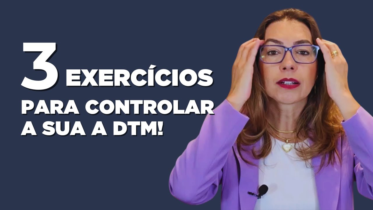 3 exercícios para DTM | Reduza as dores da Disfunção Temporomandibular com estes exercícios!