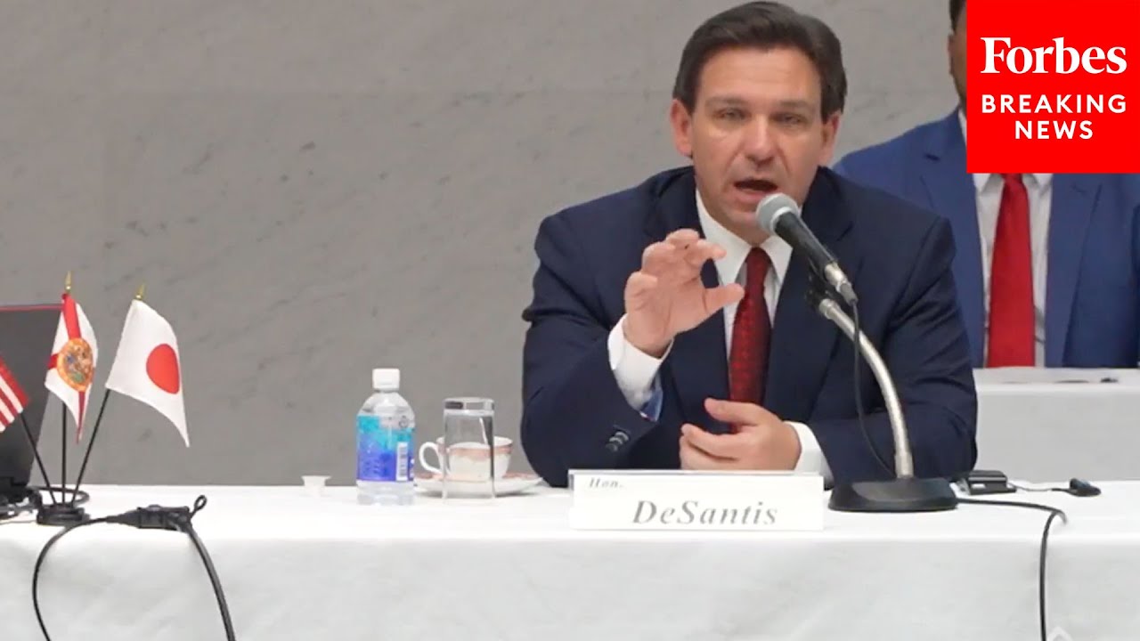 BREAKING NEWS: DeSantis Blasts Blue State Governance, Urges Japanese Business Investment In Tokyo