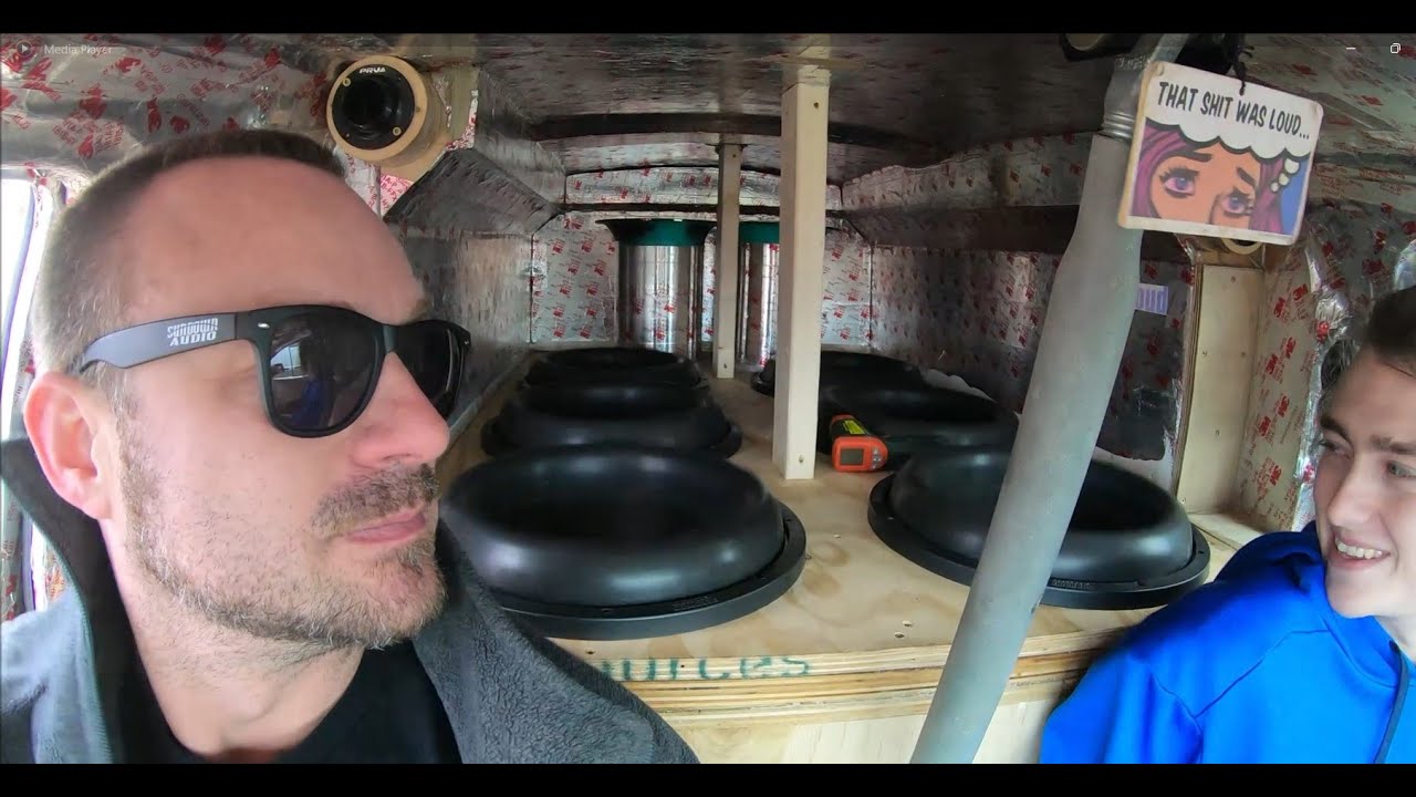Six Sundown Xv.3 15" Subwoofers on 22,500watts