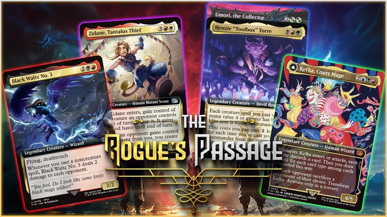 EDH Gameplay | Zidane's got a Grudge | Black Waltz V Kefka V Zidane V Henzie & Umori