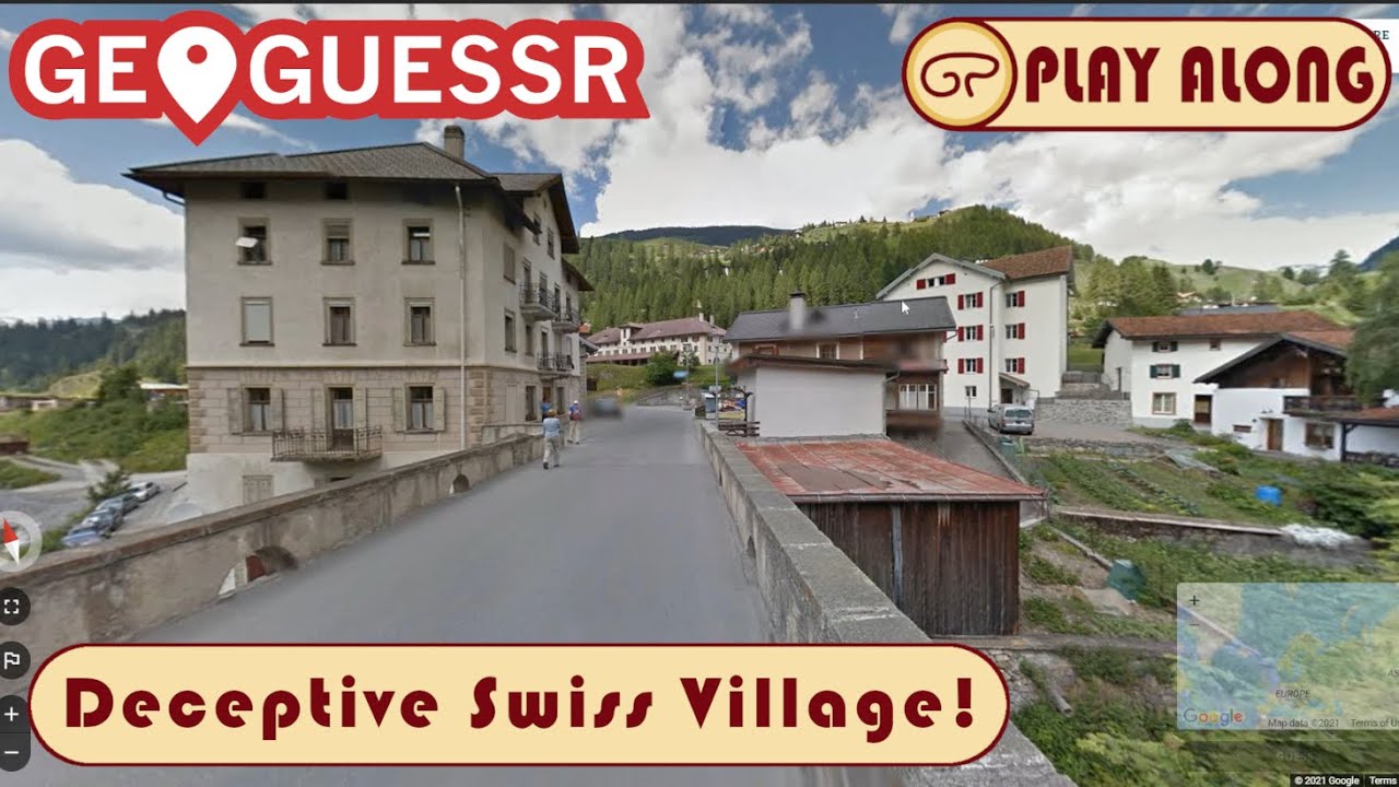 Deceptive Swiss Village! Europe - No Moving #11 (GeoGuessr Play Along)