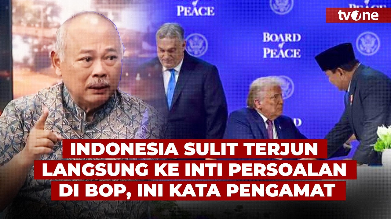 Pengamat Timur Tengah Ungkap Tantangan Besar Indonesia di Board of Peace | tvOne