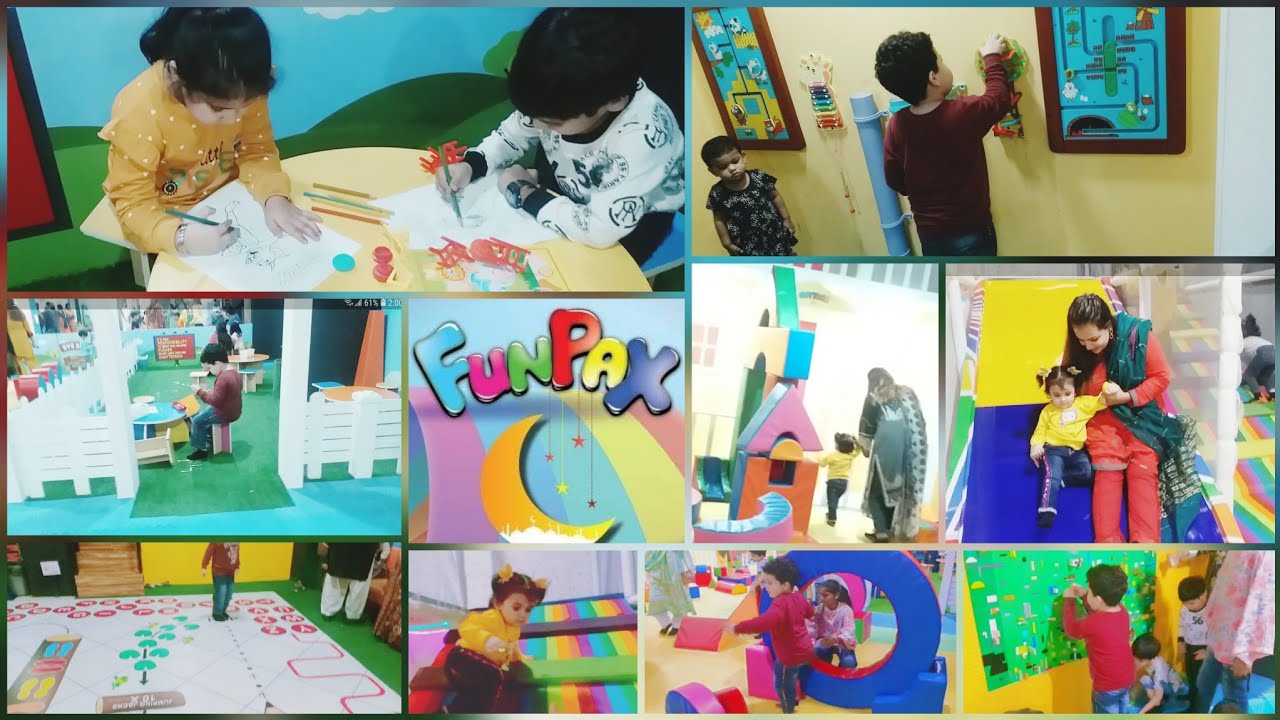 FunPax playarea for kids ( saima pari mall hydri karachi ) kids Indoor fun learning activity