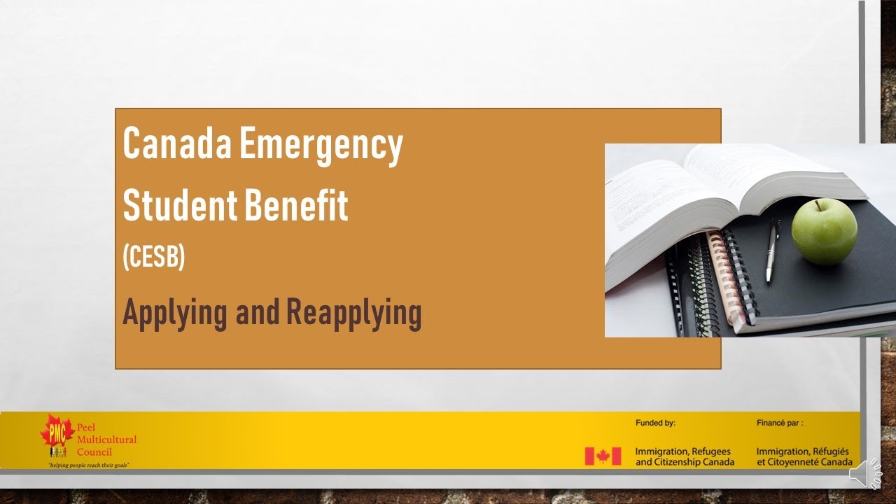 Canada Emergency Student Benefit (CESB) -Apply or Reapply