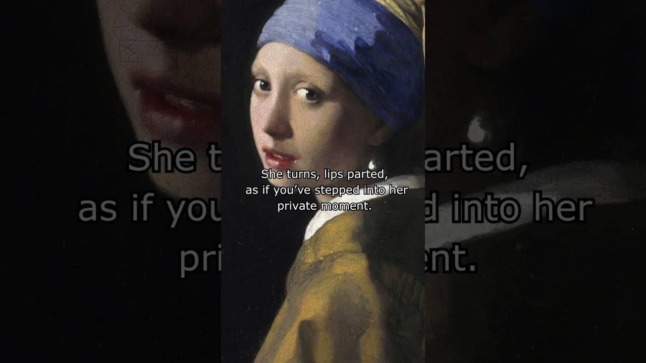 The Timeless Secret in Her Eyes #art #history #painting #shorts