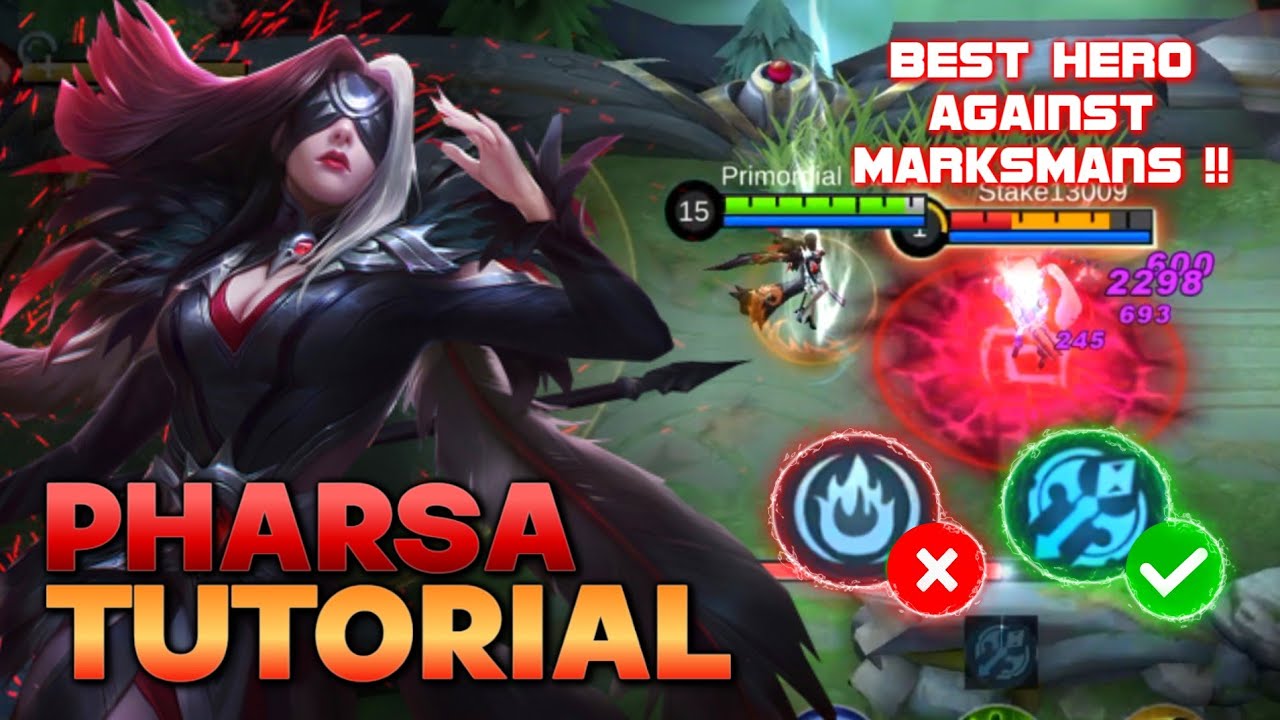 PAANO GAMITIN SI PHARSA | BEST HERO TO COUNTER MARKSMANS 🔥 | EarlTzy