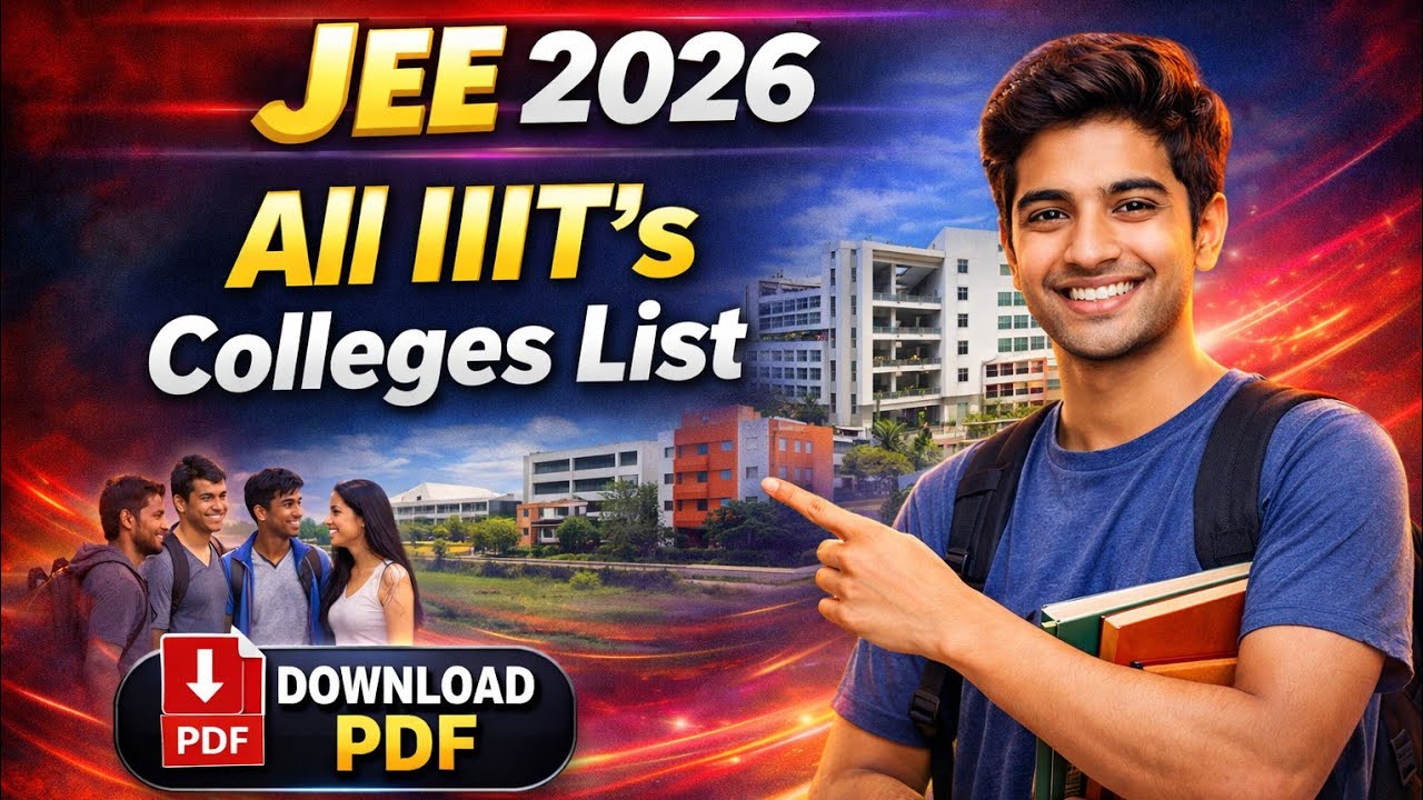 JEE 2026 IIIT Colleges Priority List | Best IIITs for CSE | #jee2026 #iiit #josaa2026