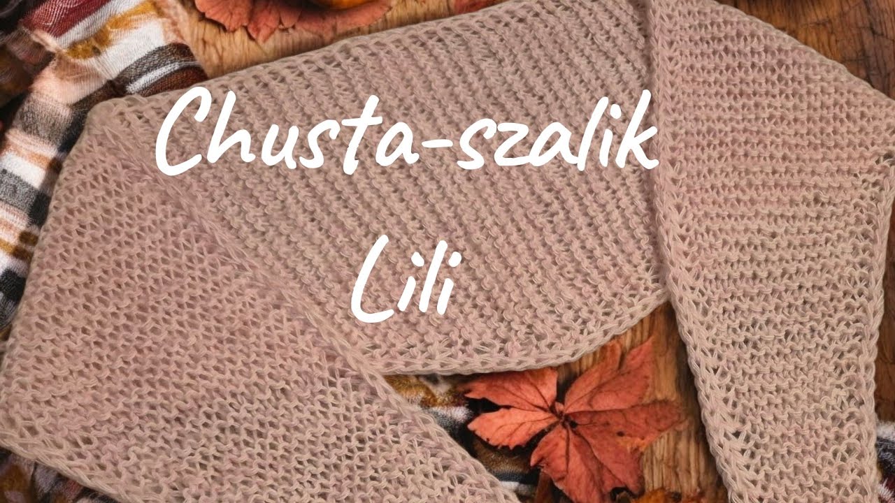 Chusta-szalik Lili #druty #nadrutach #KnitAnki #chusta #inspiracja #Knitting #tutorial #inspiration