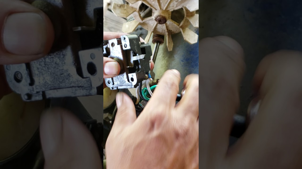Air compressor pressure switch assembly