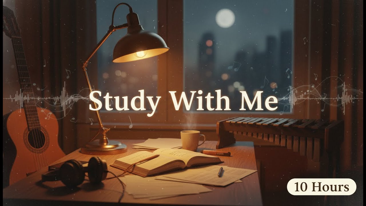 10 HOURS Study With Me at HIDDEN 24 | Lofi Hip Hop Mix for FLOW STATE ☕