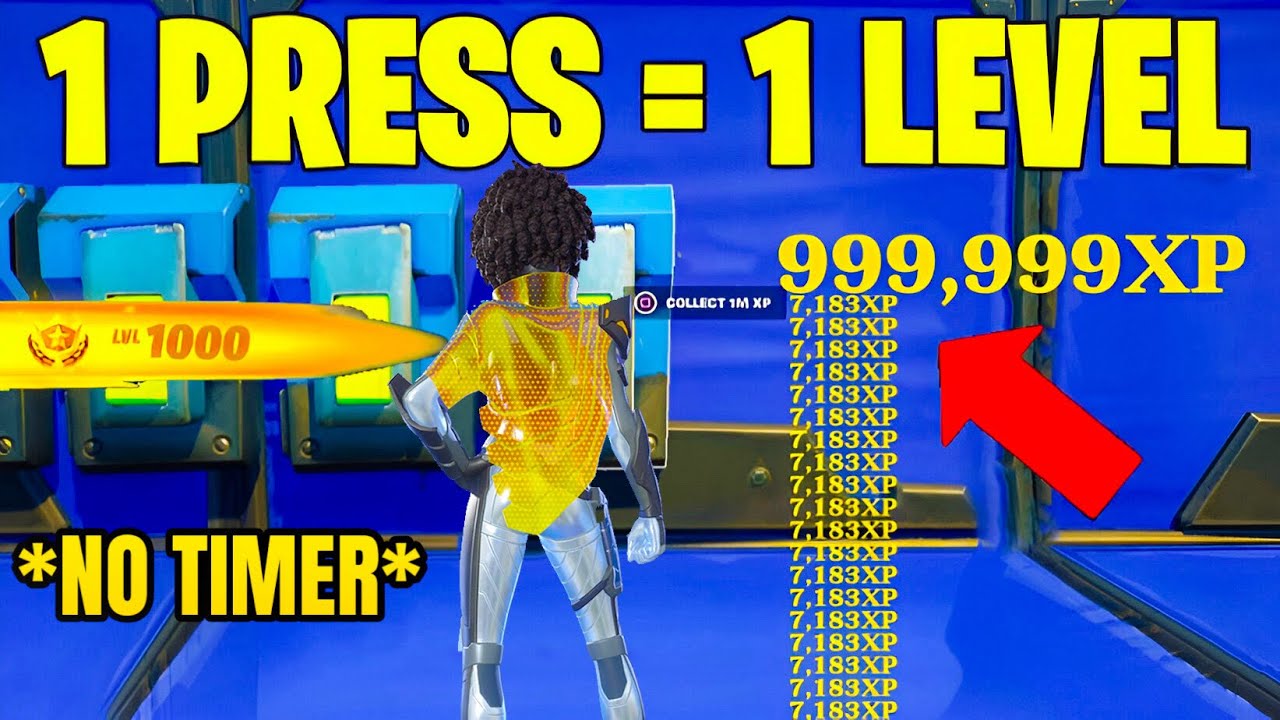 INSANE *EASY* Fortnite *AFK* XP MAP! (950k a Min!) Not Patched! 🤩😱