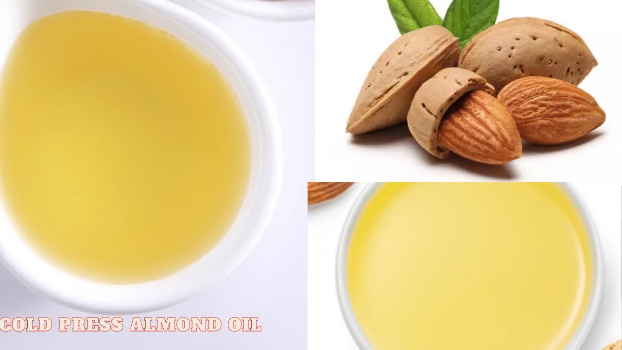 Almond oil : diy sweet almond oil for hair, skin, face/ cold press almond oil