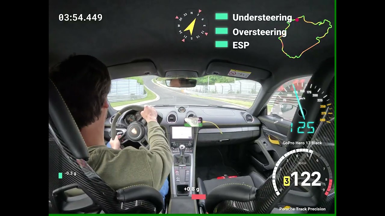 718 / 982 Cayman GT4 on the Nürburgring / BTG 8m15s