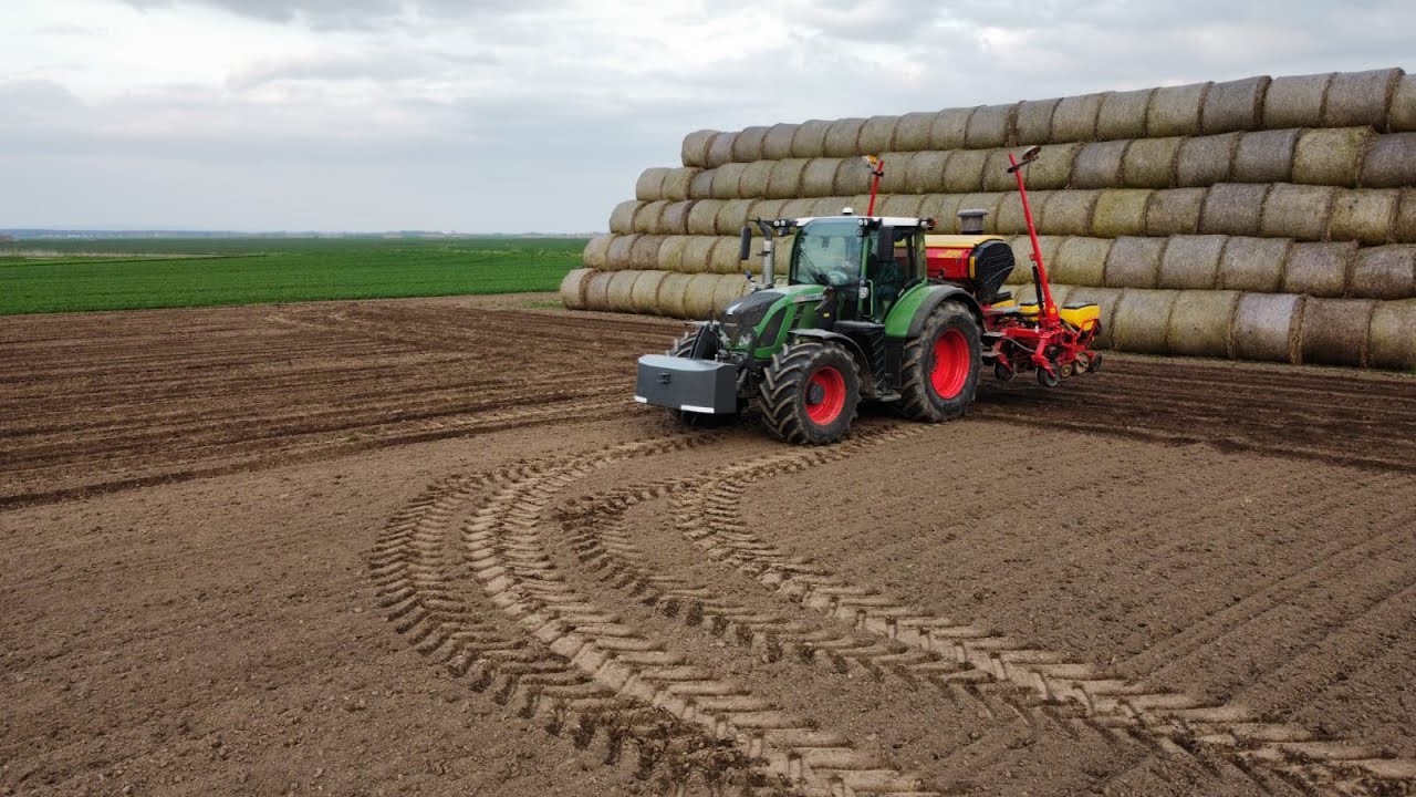 Siew  Kukurydzy 20 km/h?| Fendt 718 vario scr profi| Väderstad Tempo T6