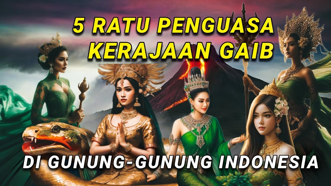 5 ratu yang menjadi penguasa kerajaan gaib di gunung gunung indonesia