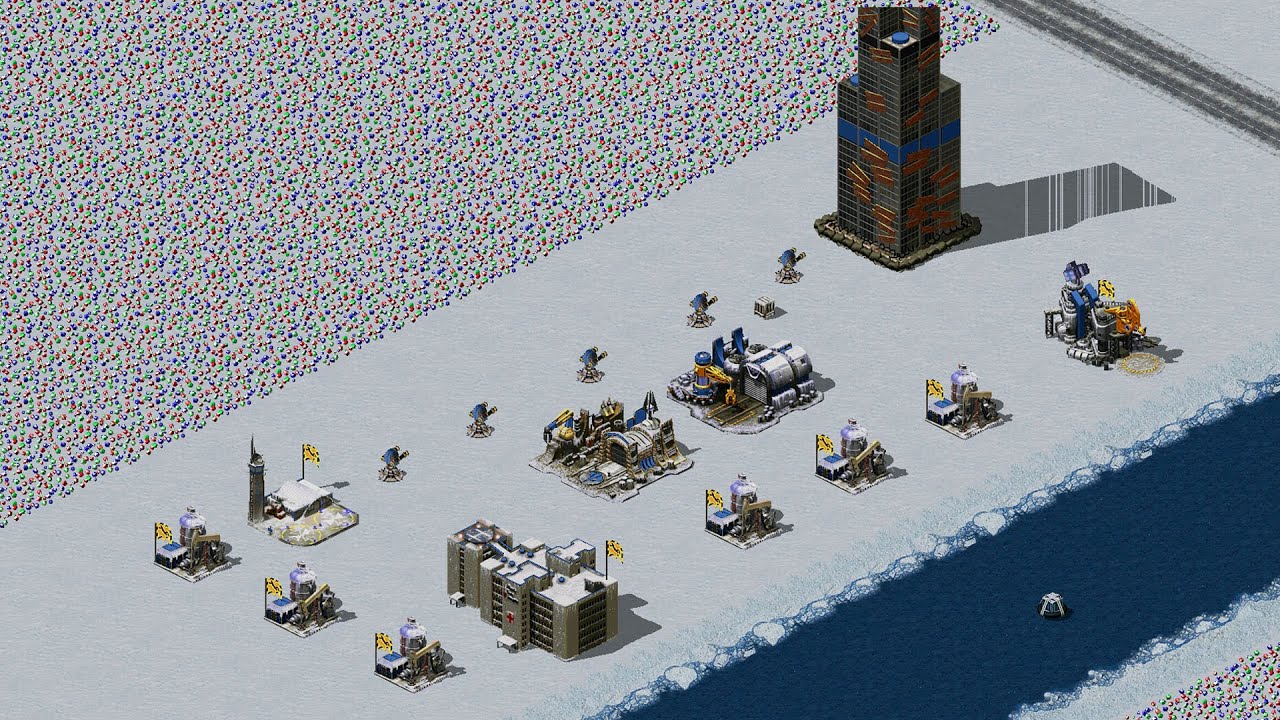 Red Alert 2 | Yuri's Revenge | 7 vs 1 | WWII New Map Edit by Zoom 3000 Extra Hard AI