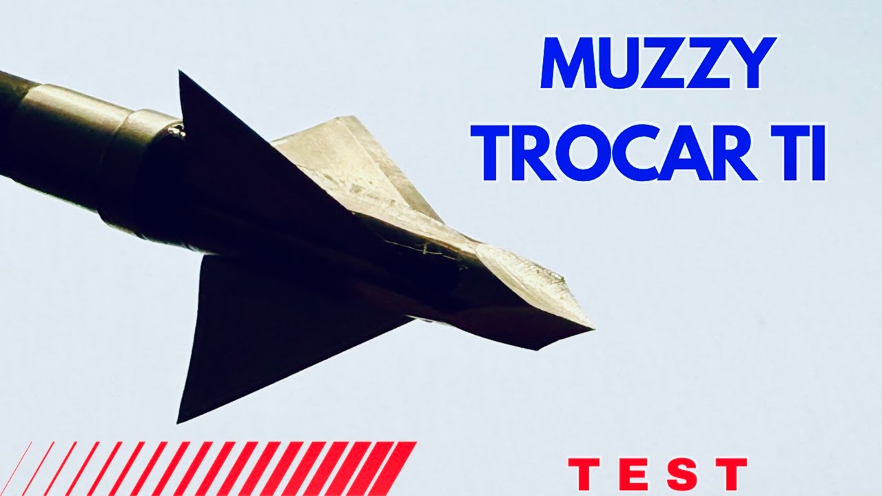 MUZZY TROCAR TI COMPOUND/CROSSBOW BOW, 125 gr BROADHEAD TEST