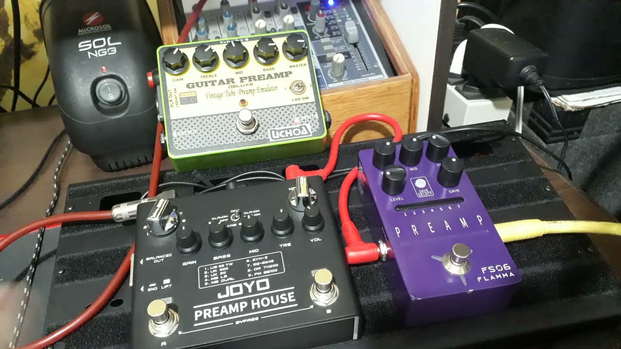 #701 - Comparando os Timbres EVH 5150 - Joyo Preamp House & Flamma FS06