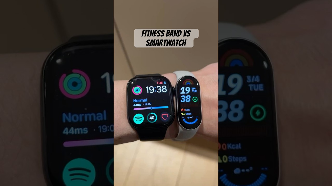 ⌚️ Fitness Band vs. Smartwatch: Which One Fits Your Lifestyle? #fitnessband #smartwatch
