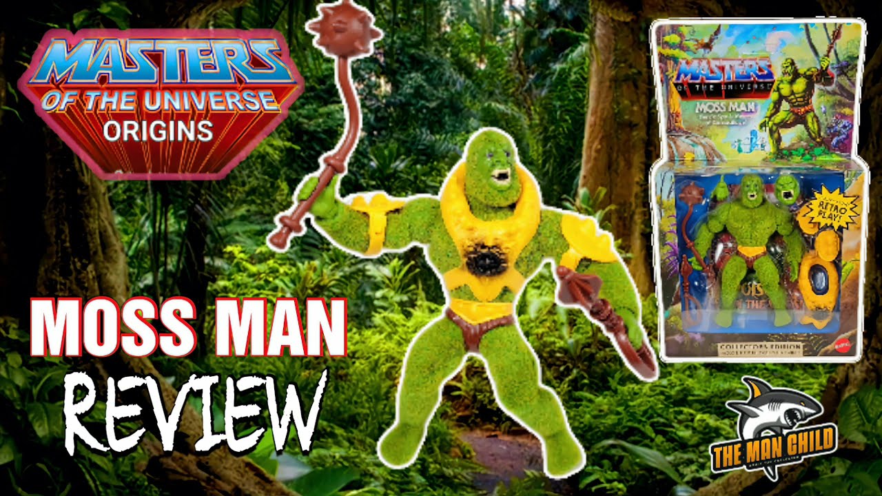 Masters of the Universe Origins Moss Man Figure Review!