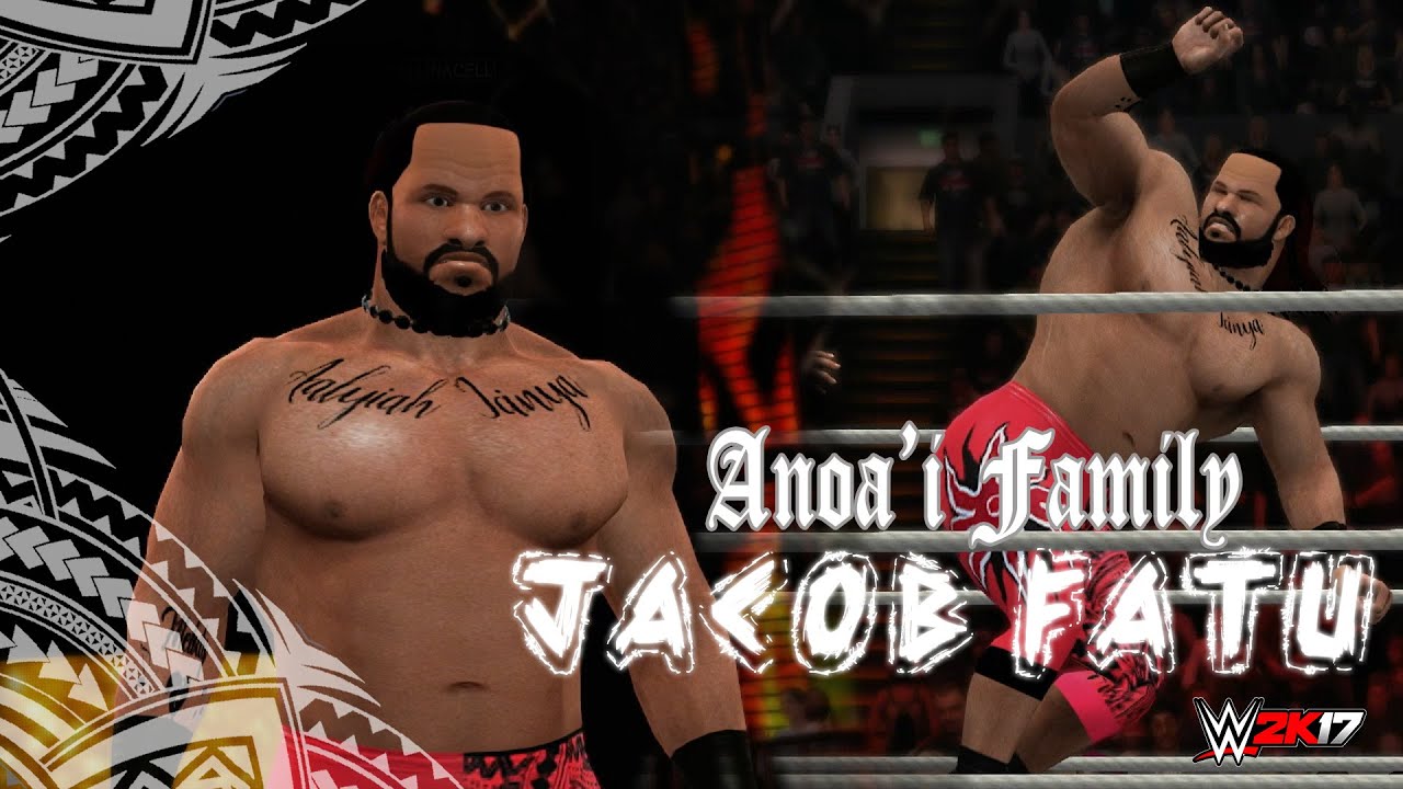 WWE 2K17 - JACOB FATU CAW FORMULA -  PS3/XBOX360