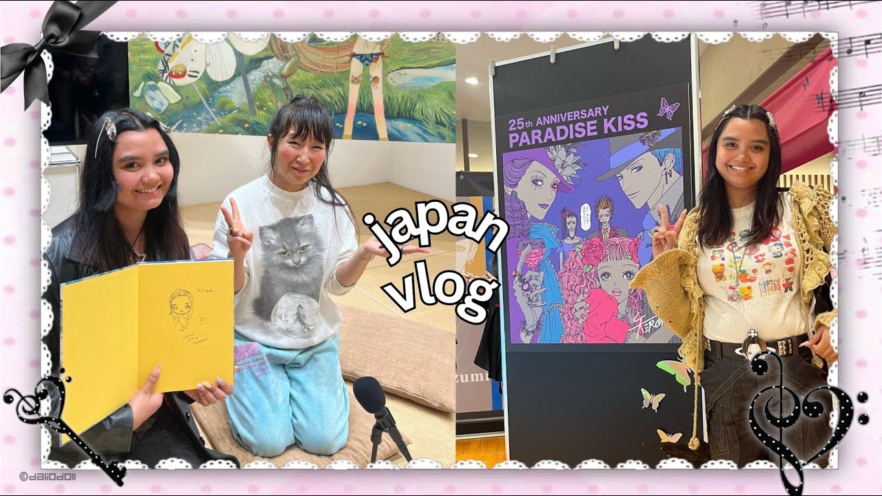 First Time in Japan Vlog! ParaKiss Exhibition, Meeting Aya Takano, and More ~