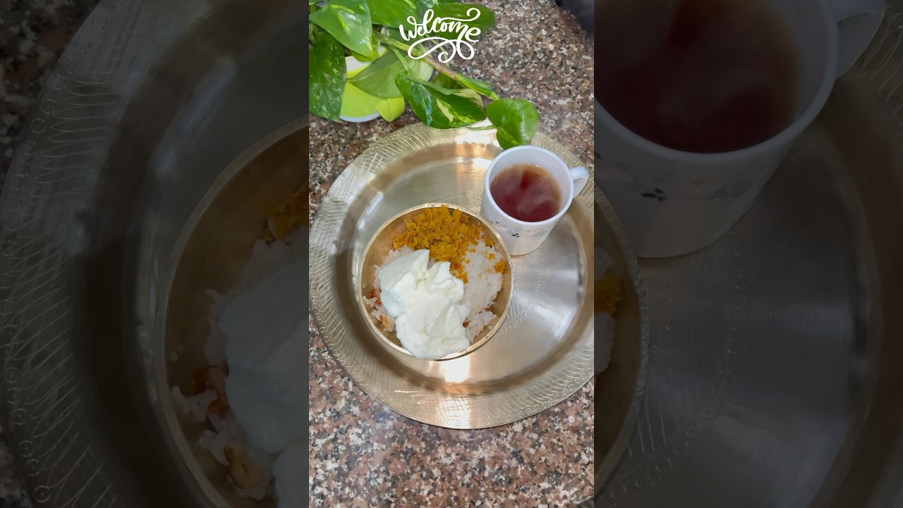 Bora Rice Jalpan | Morning Bora Rice Breakfast with Curd | Tasty | Easy to prepare #assamese