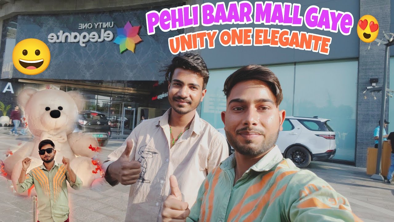 First Time Dost Ke Sath Gaya Unity One Elegante Mall | Full Tour Vlog 🤩