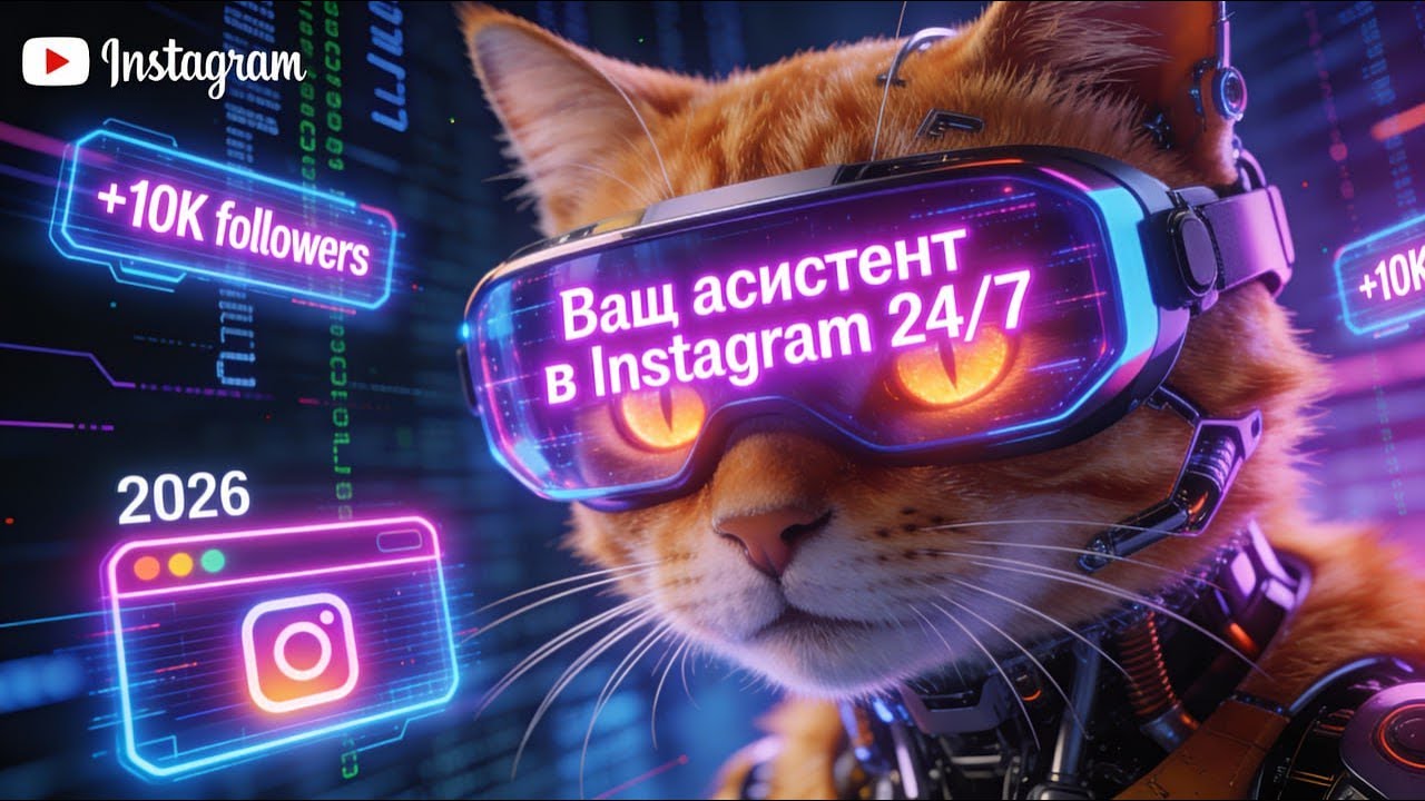Ваш асистент в Instagram 24/7 — ИИ-боты, рефералки, геймификация!
