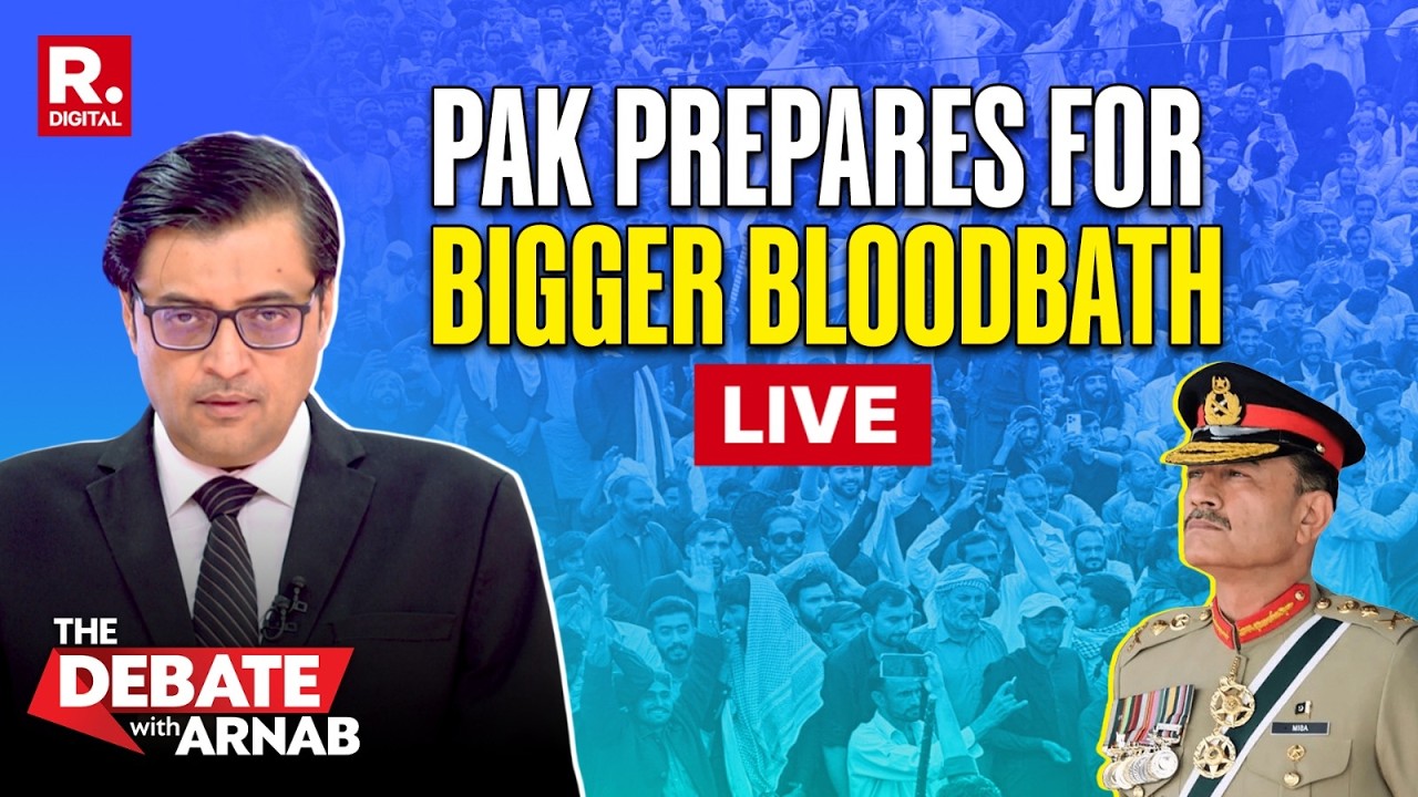 Debate With Arnab LIVE: Munir&rsquo;s Army Prepares For Bigger Bloodbath In PoK