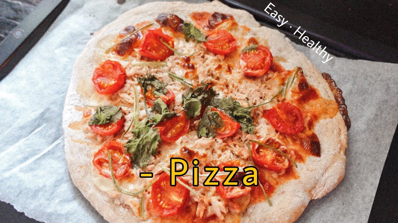 A 7-mins video of pizza making🍕 自家製薄餅丨Easy and healthy recipe👩🏻&zwj;🍳簡單又健康丨Odelle Wong