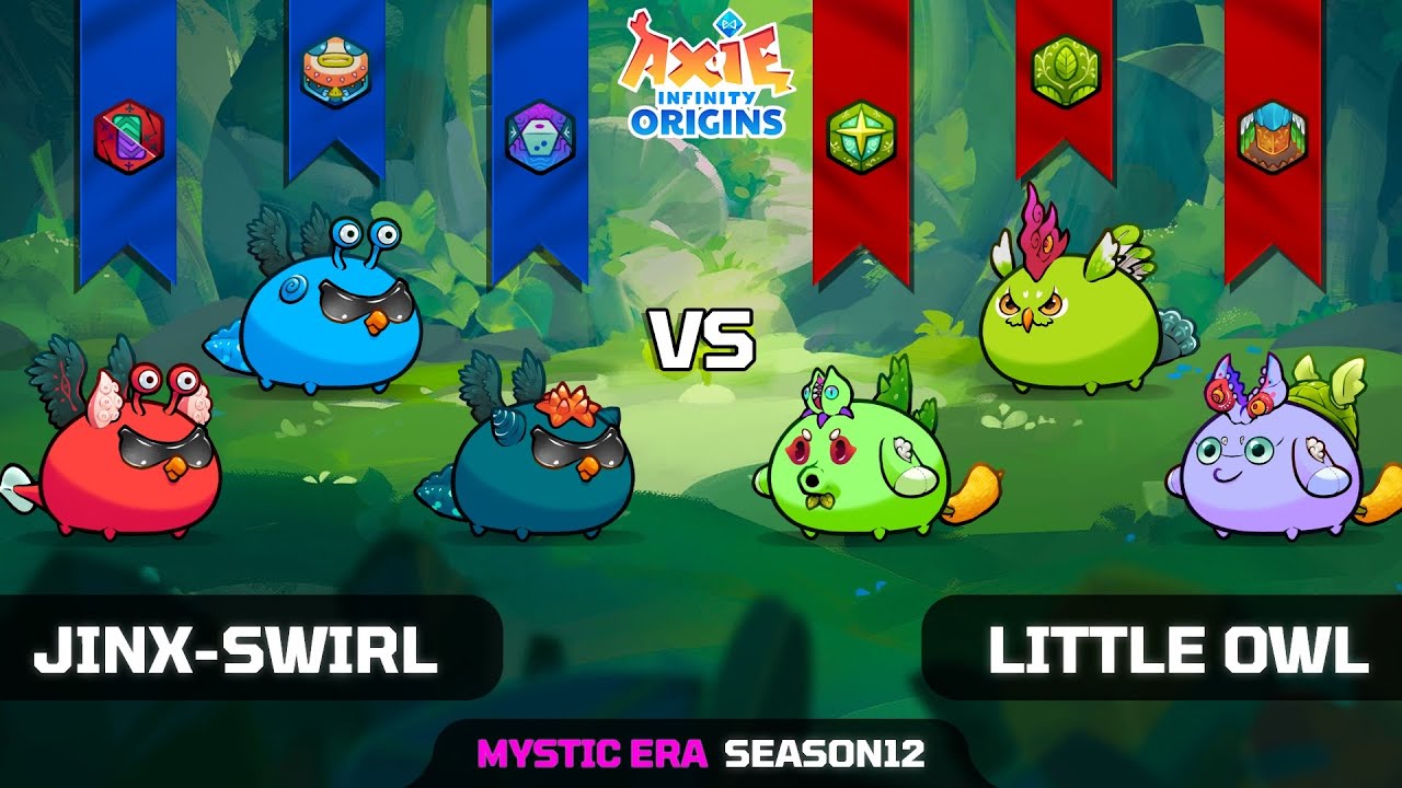 JINX-SWIRL vs LITTLE OWL | SEASON 12 | AXIE INFINITY ORIGINS