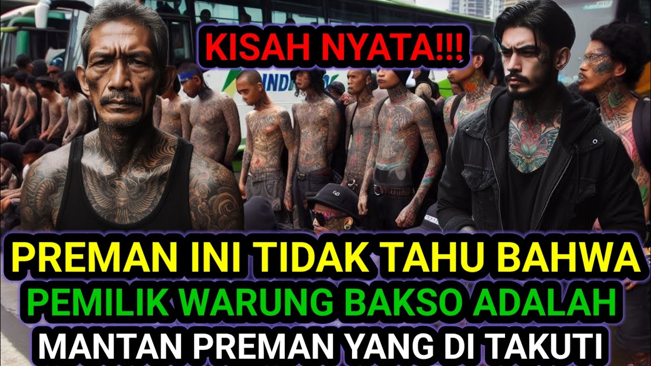 KISAH NYATA❗PREMAN YANG APES KARNA MENGUSIK WARUNG BAKSO TERNYATA MANTAN PREMAN YANG DI TAKUTI