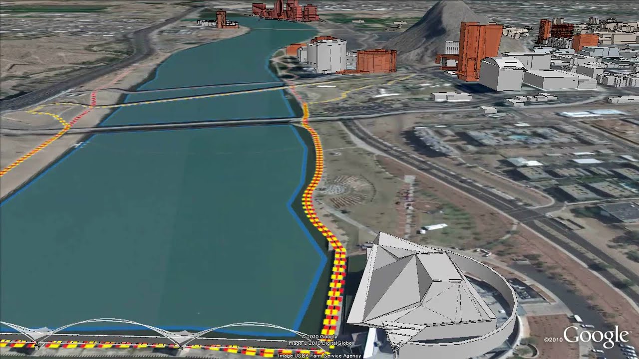 West Pedestrian Bridge - Bike Route