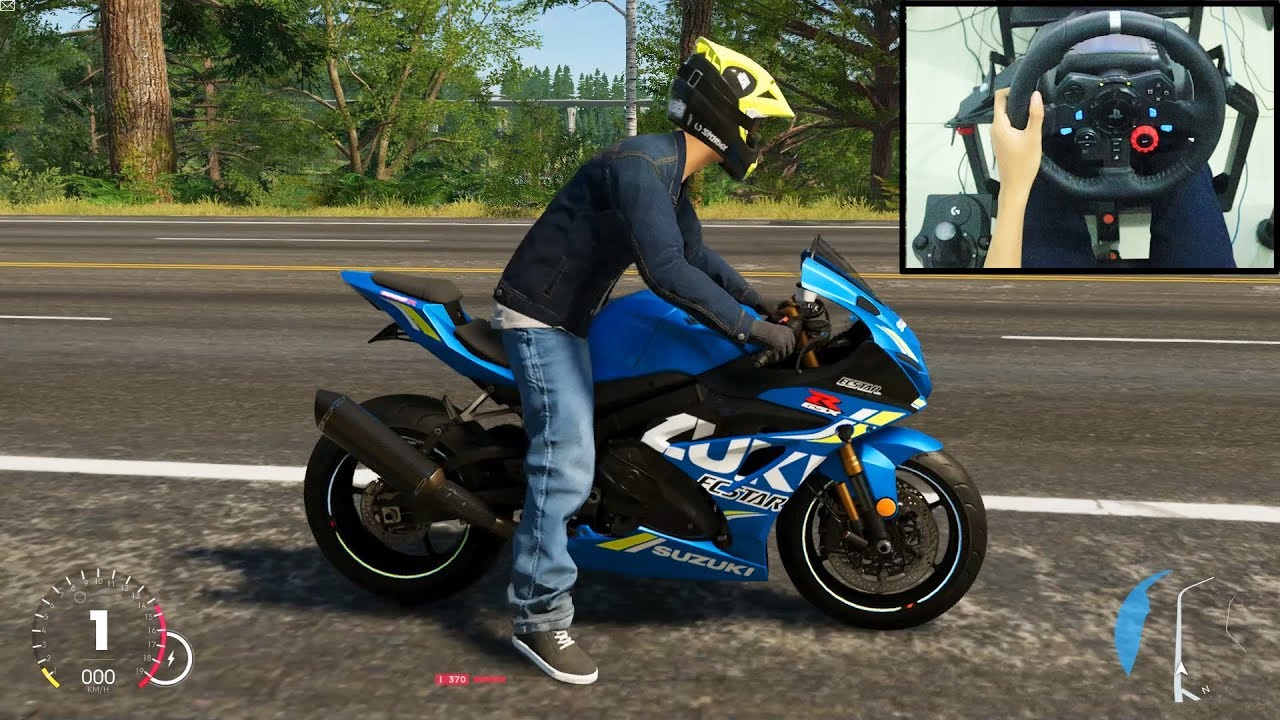 Suzuki GSX-R1000R - The Crew 2 | Logitech g29 gameplay