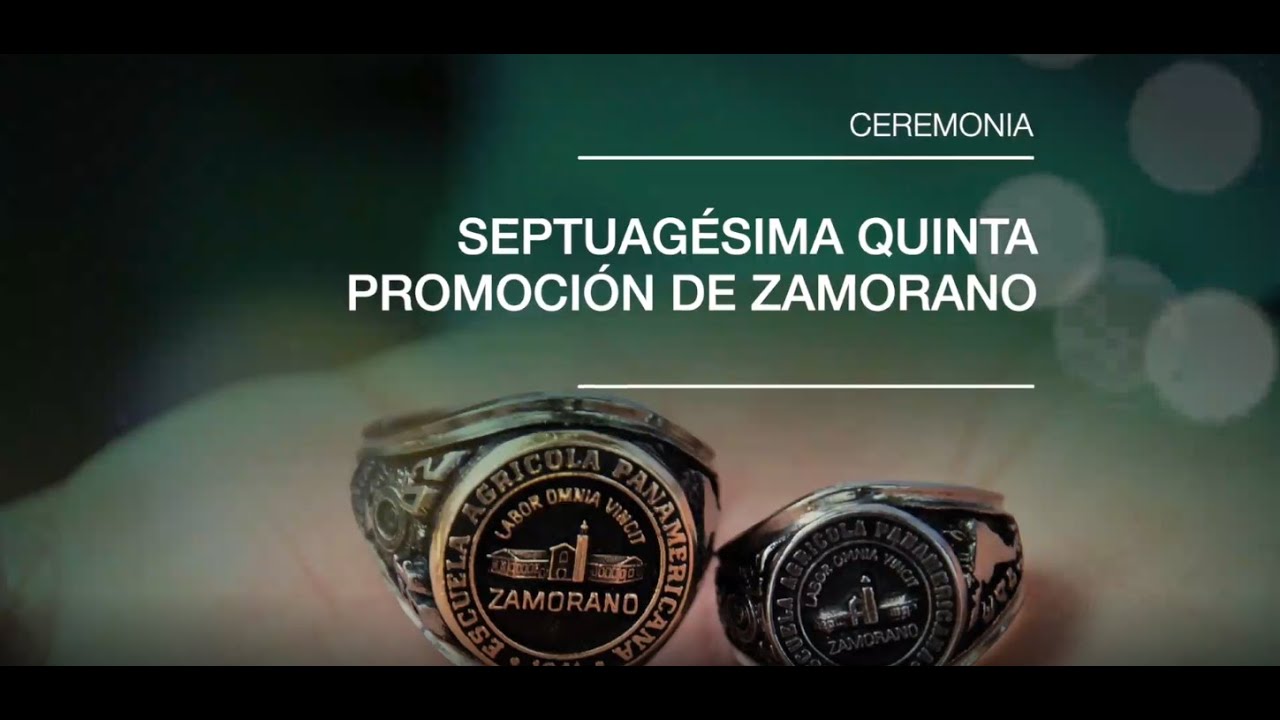 Graduación Septuagésima Quinta Promoción ZAMORANO