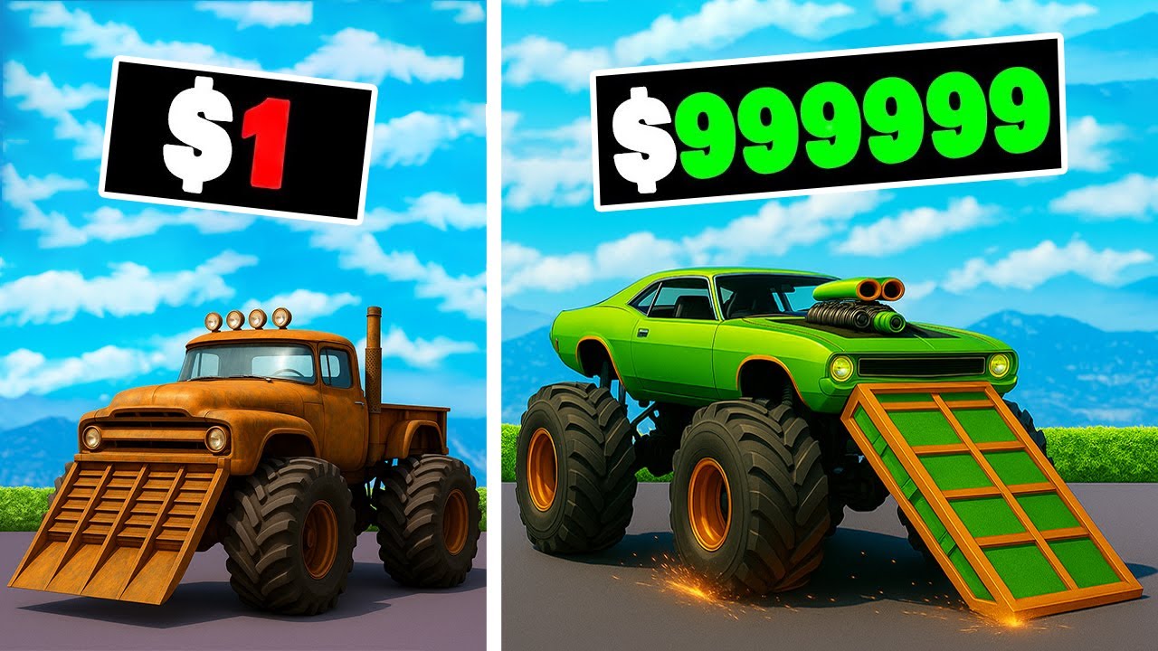 $1 to $1,000,000 RAMP CAR in GTA 5