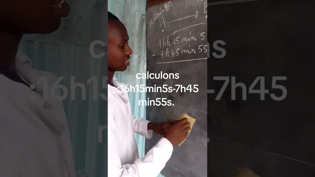 Calculez le temps parcouru entre deux villes A et B.