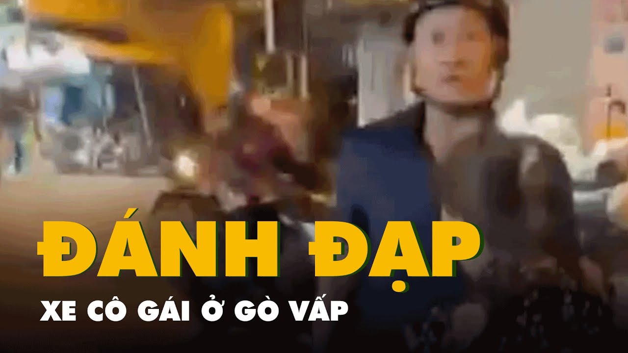 Công an làm việc với người đàn ông đạp xe, đánh cô gái giữa đường ở quận Gò Vấp