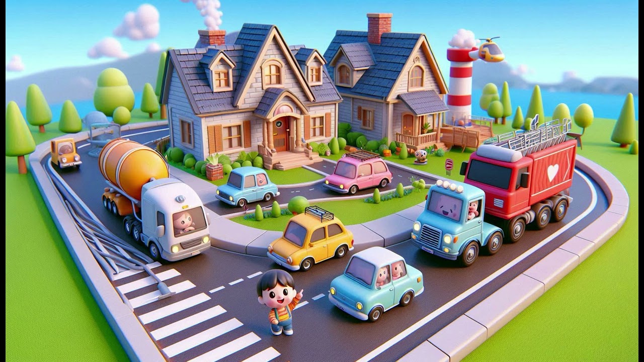 Finger Family (Vehicles Version) | Nursery Rhymes & Kids Songs