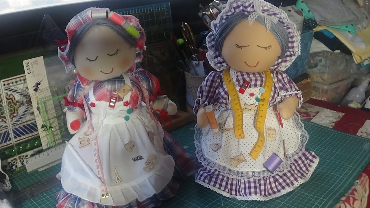 Sencillísima costurera para el cuarto de costura o regalar