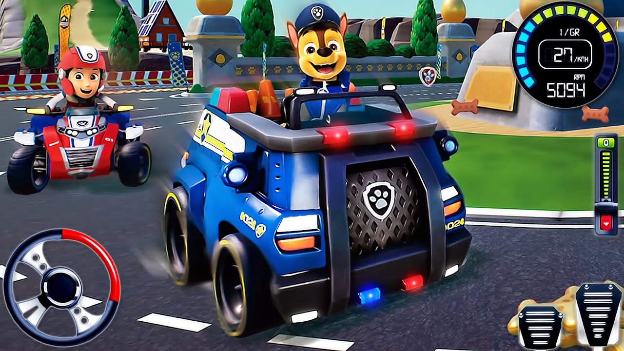 NEW PAW Patrol Rescue Wheels : Championship - Cars Racing Simulator 3D - PC GamePlay
