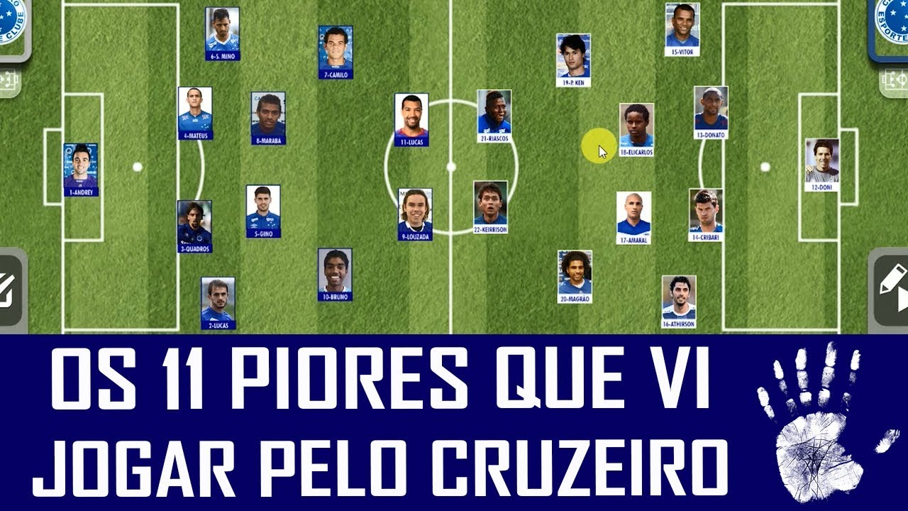OS 11 PIORES JOGADORES QUE VI JOGAR NO CRUZEIRO