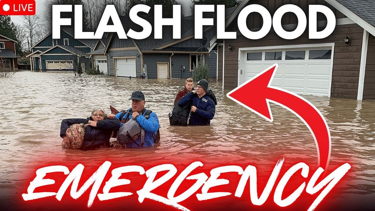 🔴 FLASH FLOOD EMERGENCY!! WATER RESCUES! PEOPLE TRAPPED!! TEXAS - LIVE