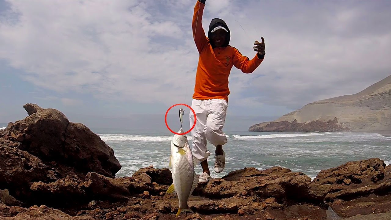 Mira!!!!!! #Pesca de #Corvinas Con #Se&ntilde;uelo Artesanal - Fishing