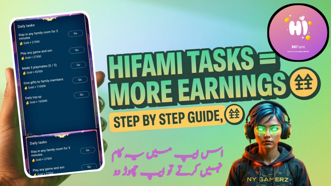 Hifami App Task Guide 2025 | How to Do Tasks for More Earnings | Step by Step Tutorial