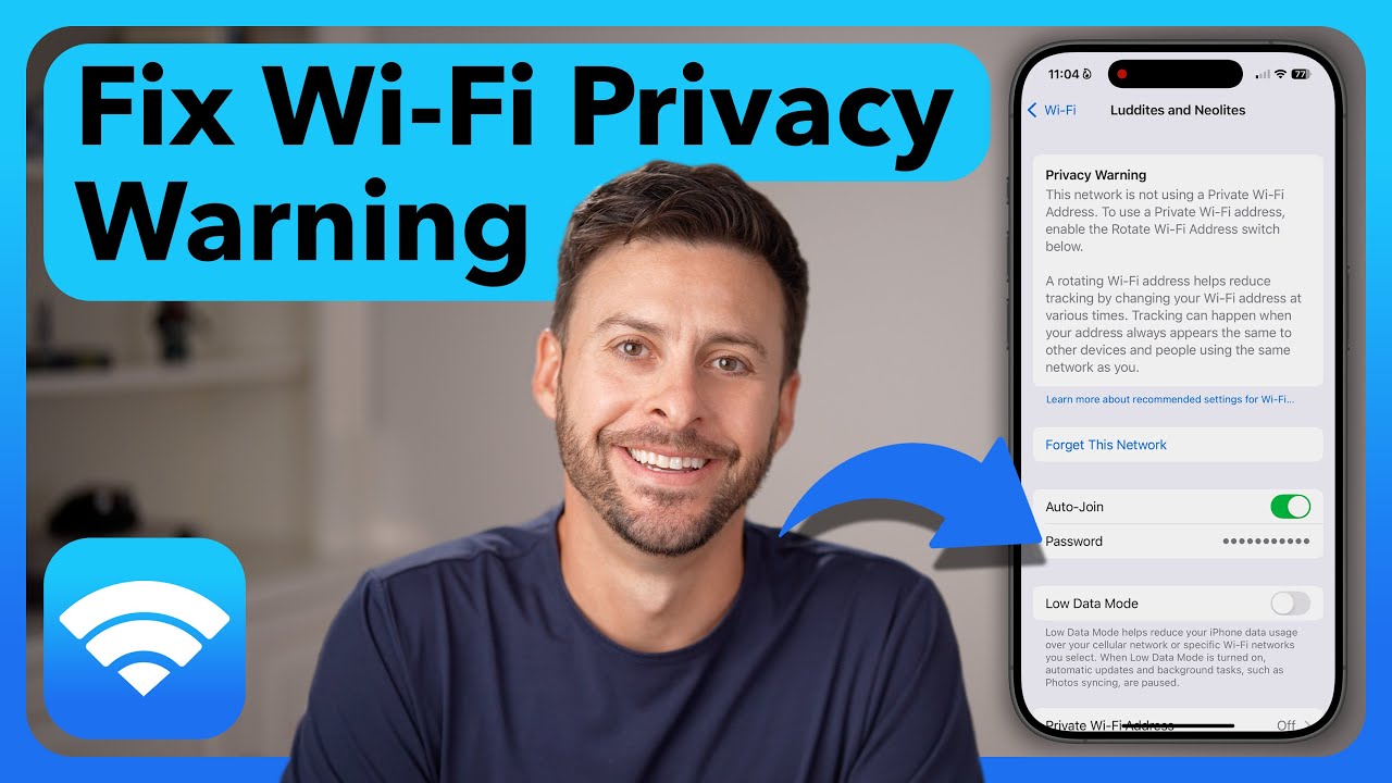 How To Fix Privacy Warning WiFi On iPhone