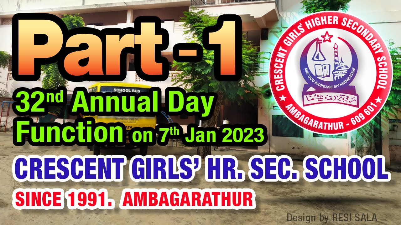 Part 1 - 32nd Annual Day Function on 7th Jan 2023