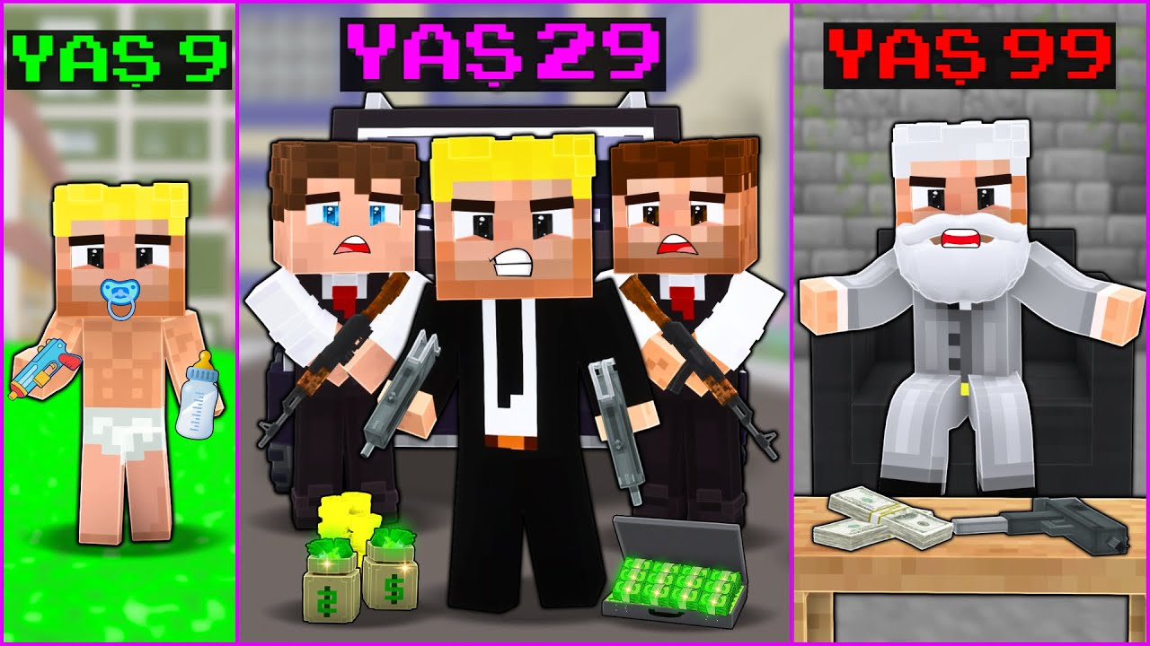 DOĞUMDAN ÖLÜME DOĞRU MAFYA EFEKA'NIN HAYATI! 😱 -Minecraft